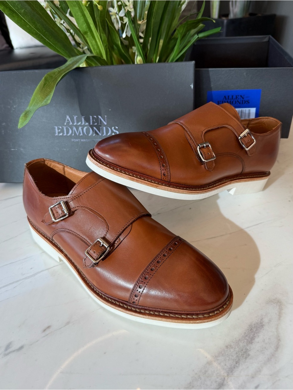 New ALLEN EDMONDS Charles Double Monk
